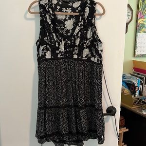 Sundress ~ Black and White swing style